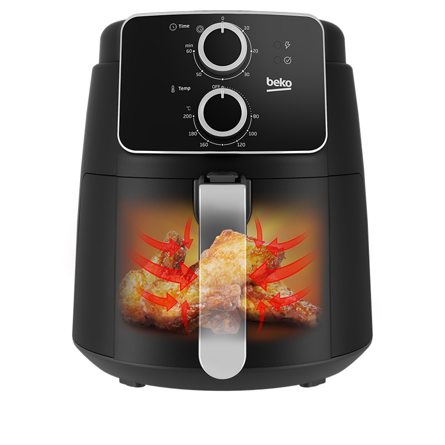 product image Beko Air Fryer Black 3.9 Litre 1500 W 