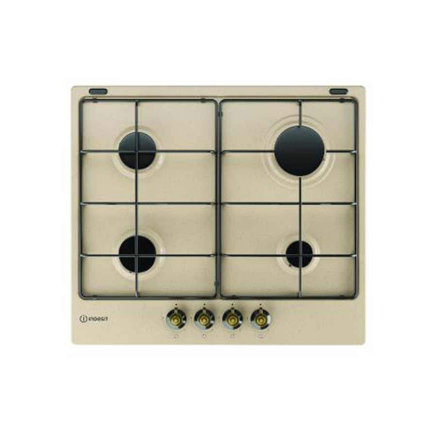 product image Indesit Gas Hob 4 Burners Oat Finish H 5.6cm x W 58.0cm x D 47.5cm