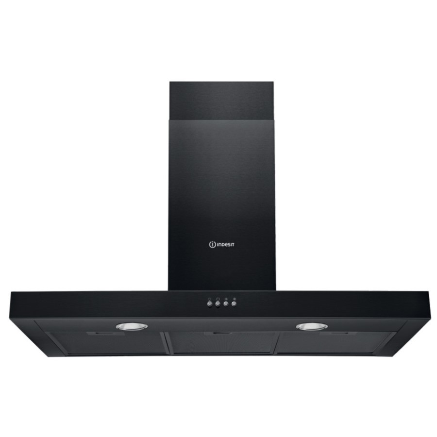 product image Indesit Extractor Hood Wall Black 90 cm H 114.7 cm x W 89.8 cm x D 45 cm