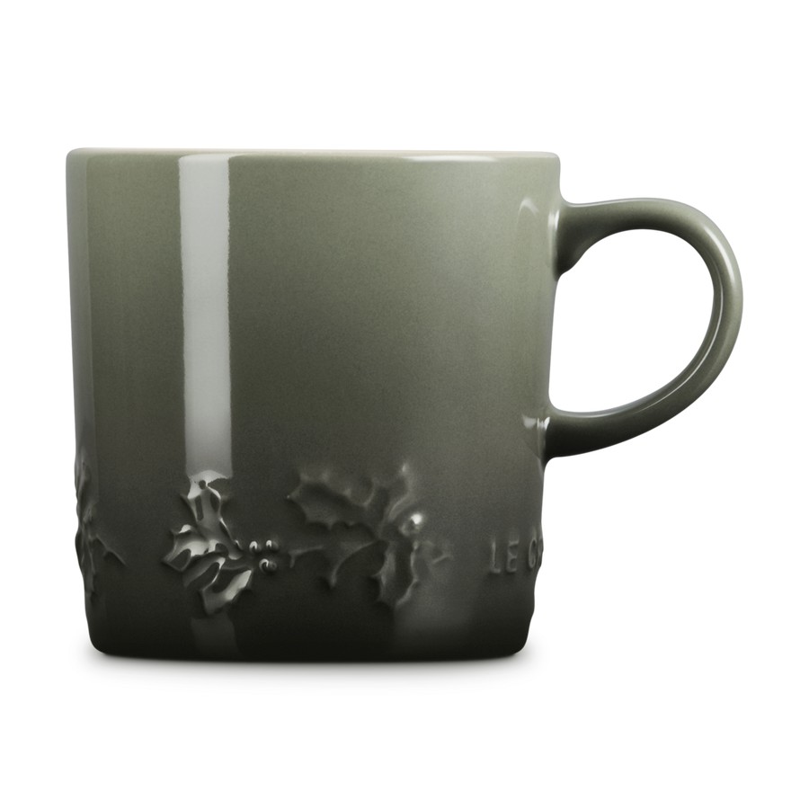 product image Le Creuset Holly Relief Mug Thyme 350 ml 