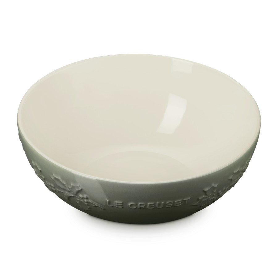 product image Le Creuset Holly Relief Bowl Thyme 25 cm 