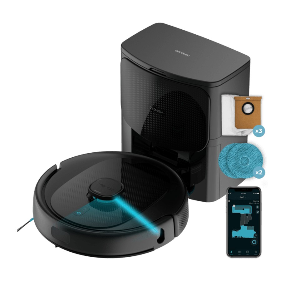 product image Cecotec Conga Robot Vacuum 9590 Spin Power Home 8-Mop