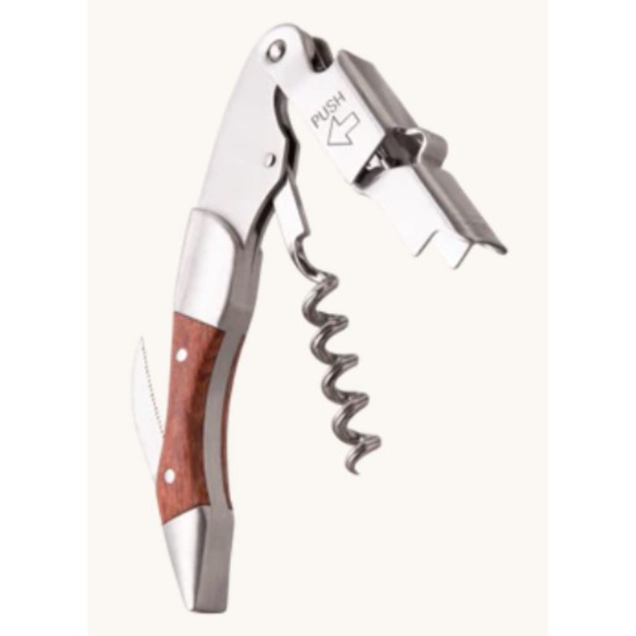 product image Vacuvin Waiter's Corkscrew Push Wood 
