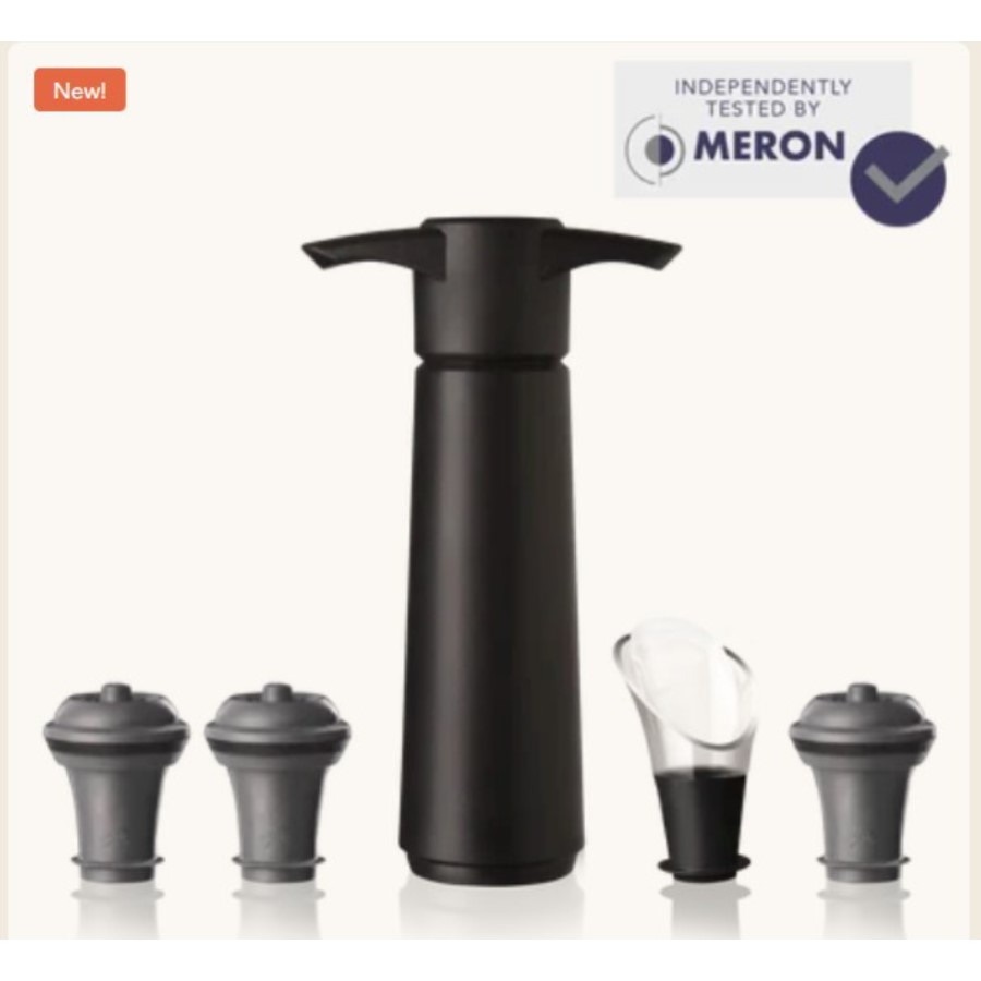 product image Vacuvin Wine Saver Orignal Set Black 