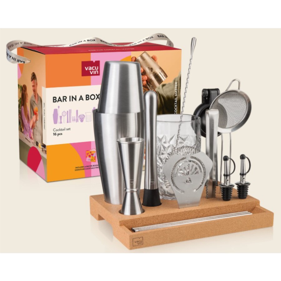product image Vacuvin Cocktail Set Bar In Box 16 Pcs. 