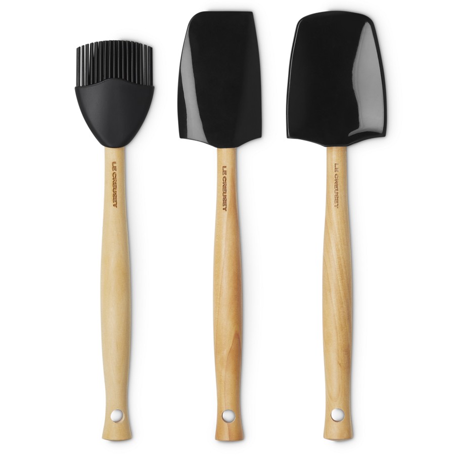 product image Le Creuset Set of 3 Spatulas Black 