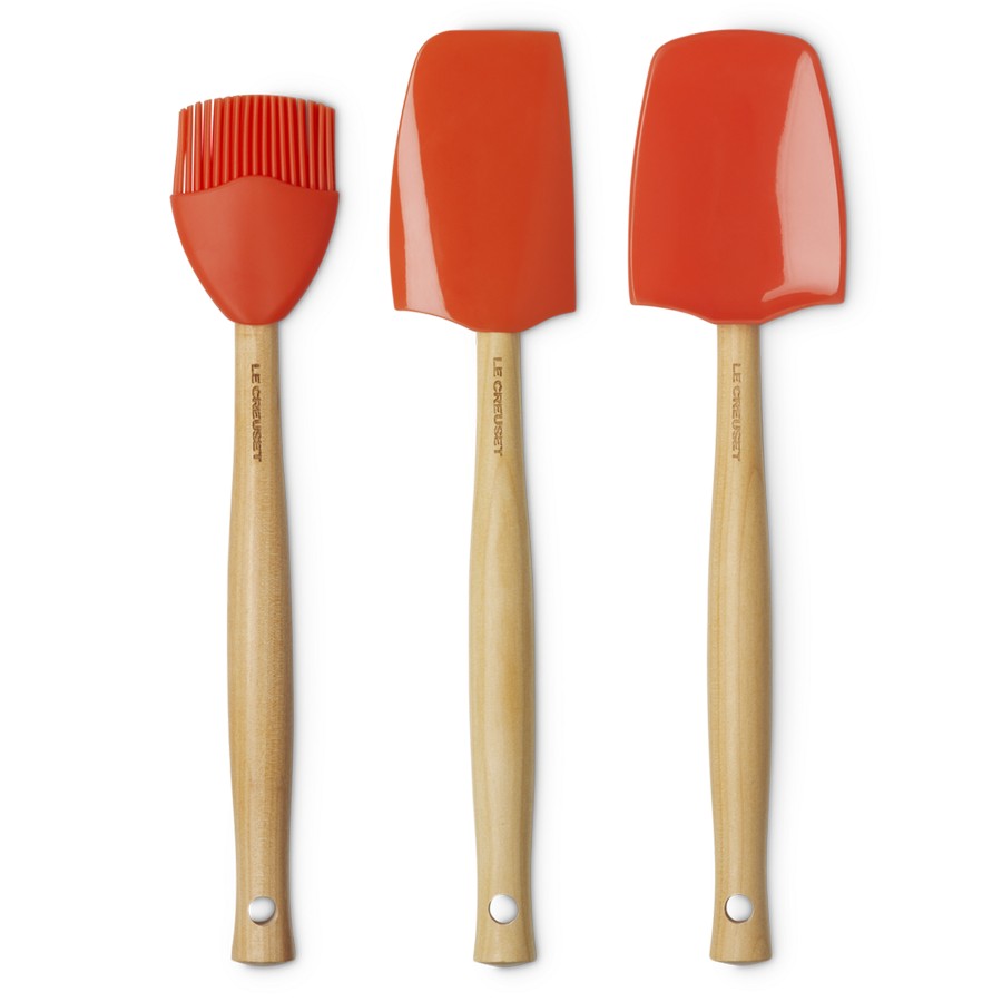 product image Le Creuset Set of 3 Spatulas Flame 