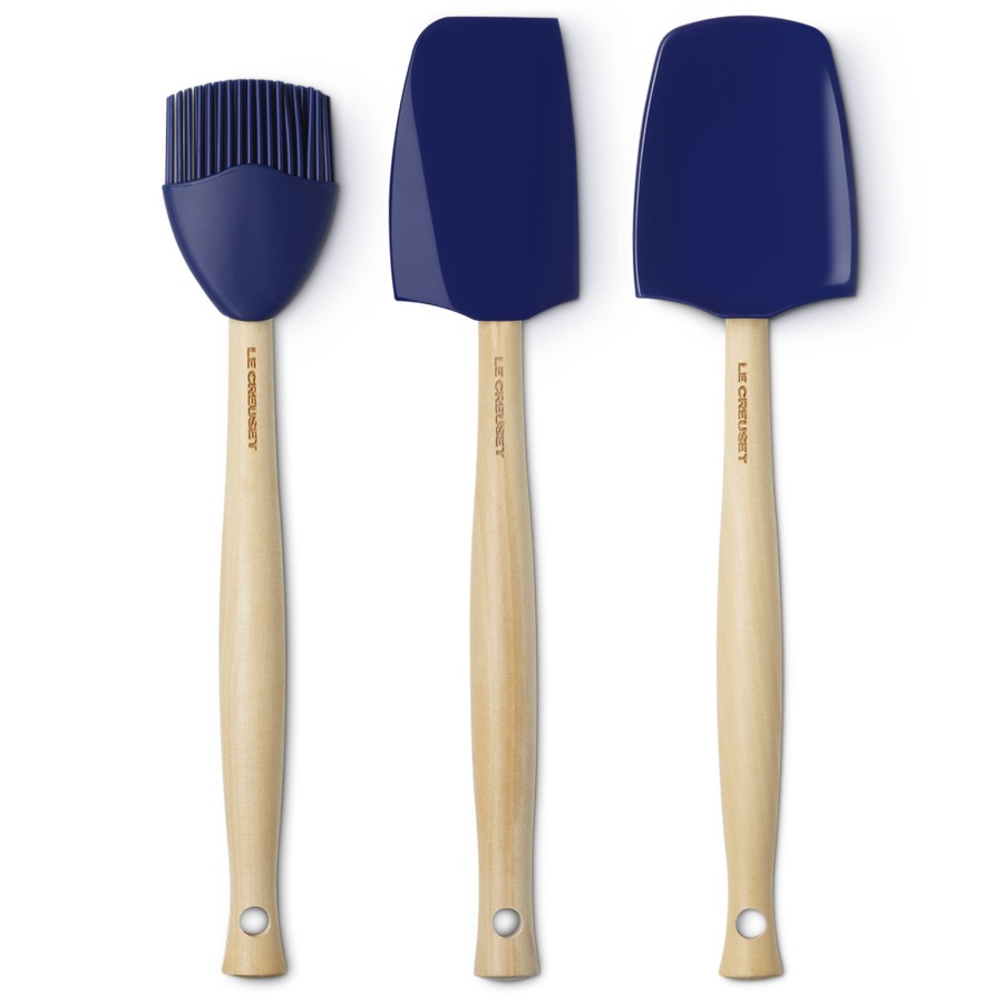 product image Le Creuset Set of 3 Spatulas Azure Blue 