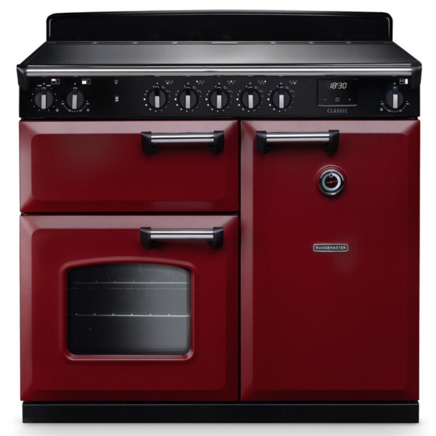 product image RangeM Induction Hob Bordeaux/Chr 100 cm H 89.50 / 93.50 cm x W 99.40 cm x D 61.70 cm