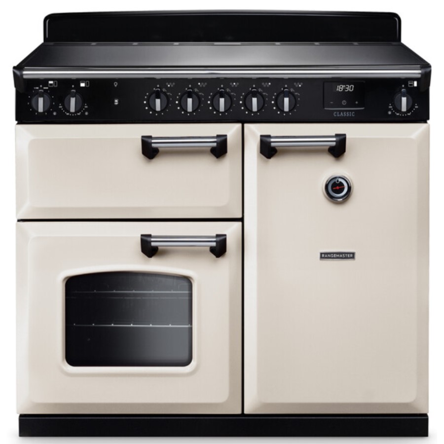 product image RangeM Induction Hob Cream/Chrome 100 cm H 89.50 / 93.50 cm x W 99.40 cm x D 61.70 cm