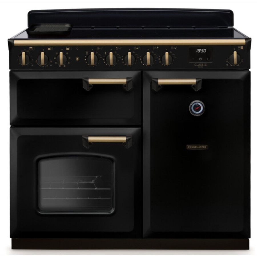 product image RangeM Induction Hob Black/Brass 100 cm H 89.5 / 93.5 cm x W 99.4 cm x D 61.7 cm