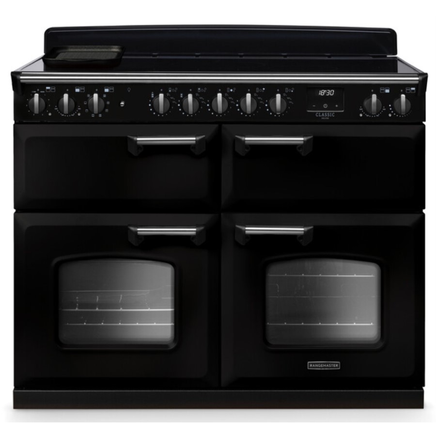 product image RangeM InductionBlack/Chrome 110 H 89.50 / 93.50 cm x W 110.00 cm x D 61.70 cm