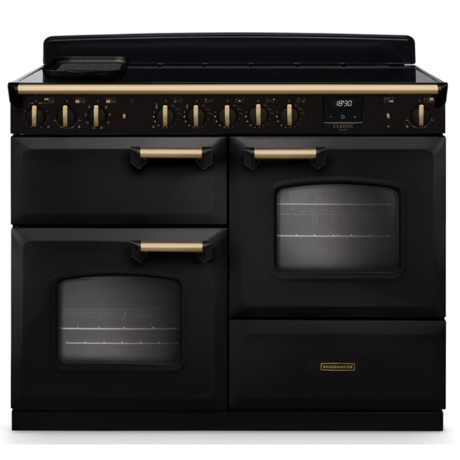 product image RangeM Induction Hob Black/Brass 110 cm H 89.50 / 93.50 cm x W 110.00 cm x D 61.70 cm