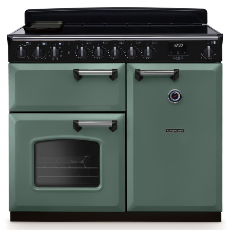 product image RangeM Induction Hob Green/Chrome 100 cm H 89.50 / 93.50 cm x W 99.40 cm x D 61.70 cm