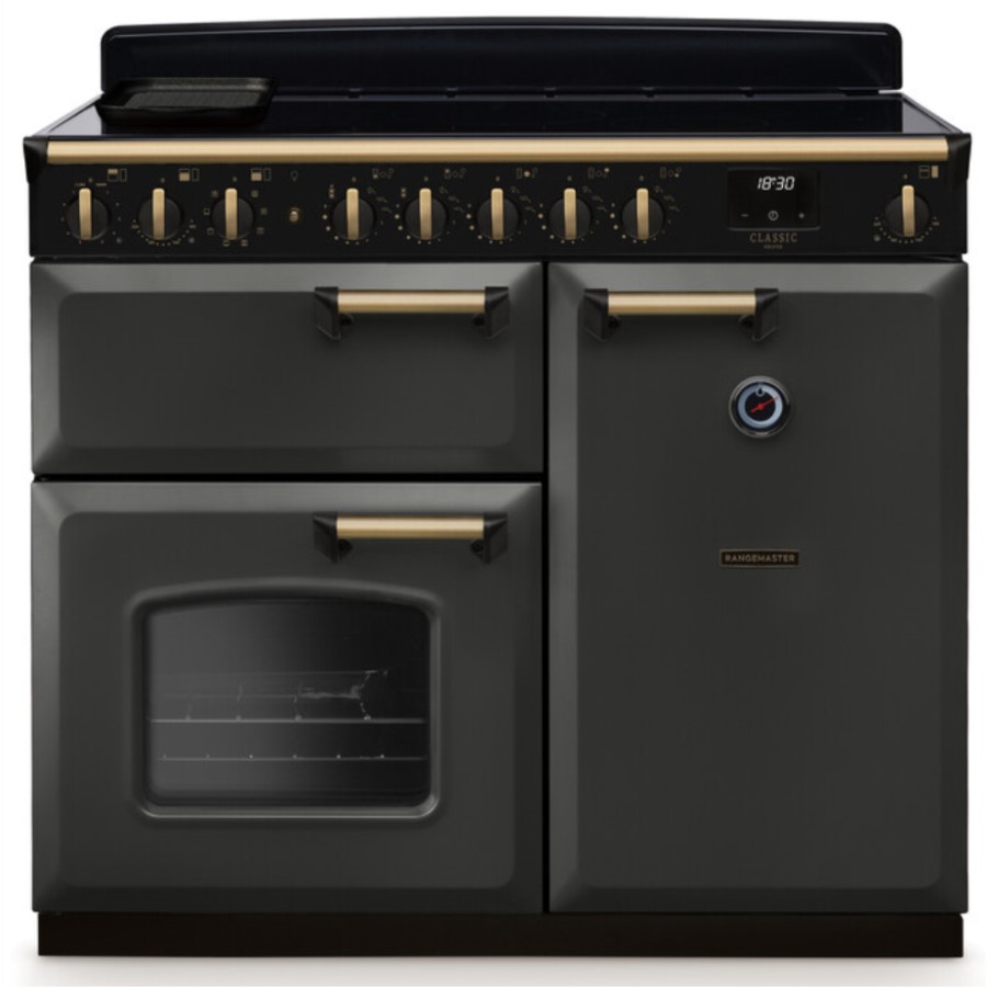 product image RangeM InductionHob Slate/Brass 100 cm H 89.50 / 93.50 cm x W 99.40 cm x D 61.70 cm