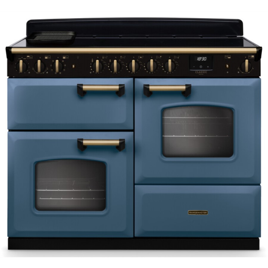 product image RangeM Induction Hob Blue/Brass 110 cm H 89.50 / 93.50 cm x W 110.00 cm x D 61.70 cm