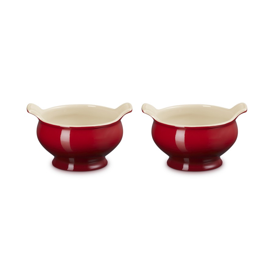 product image Le Creuset Soup Bowl x2 Cerise 600 ml 