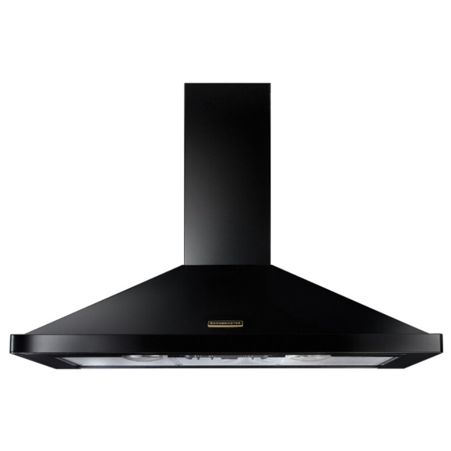 product image RangeM Chimney Hood Blk/Brass 90 cm H 73.50 / 101.00 cm x W 90.00 cm x D 49.00 cm