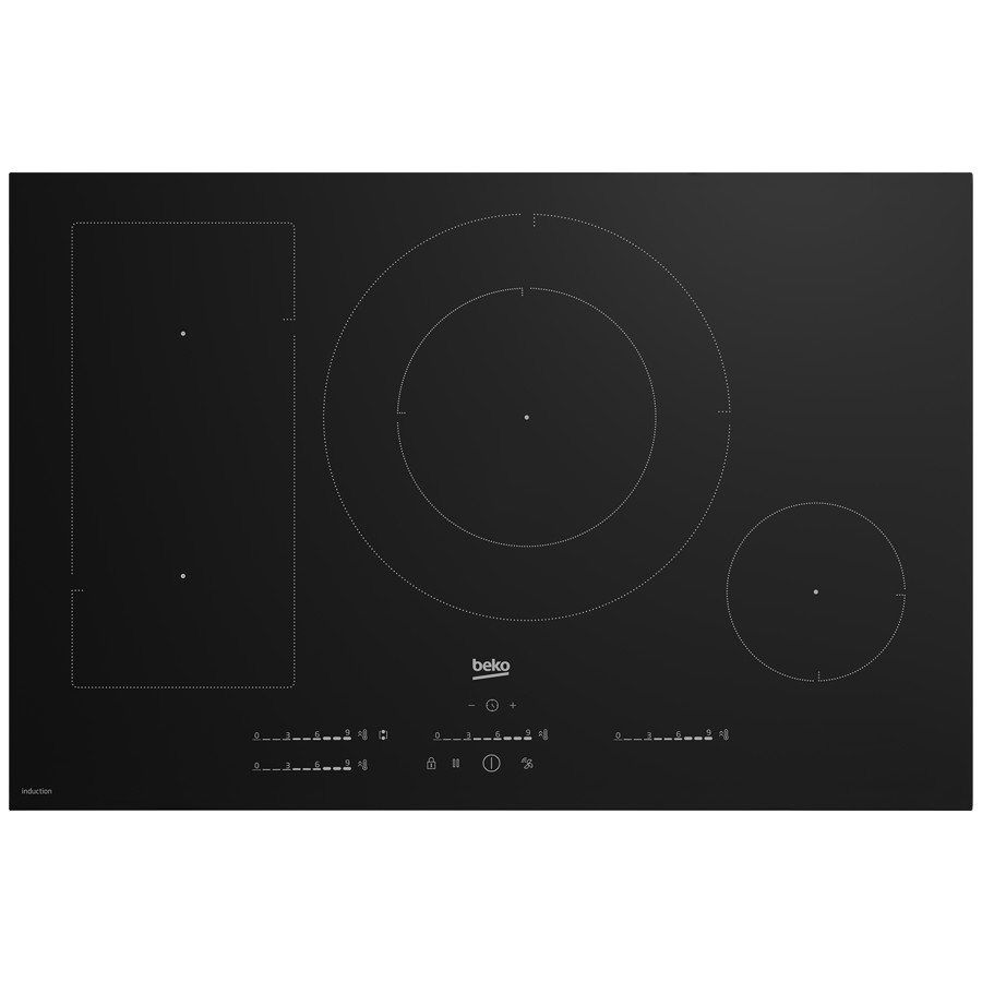 product image Beko Hob Induction 4 Zone Black 80 cm H 4.80cm x W 80.00cm x D 52.00cm