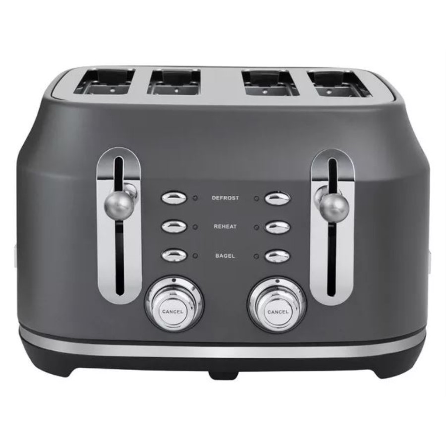 product image Rangemaster Classic 4 Slice Grey H 19.8cm x D 30.2cm x W 30.8cm