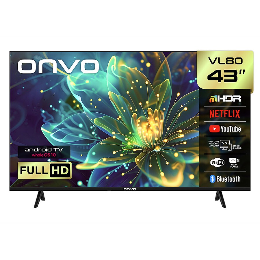 product image Onvo Television 43" FHD Google Google Android Whale OS 10 -