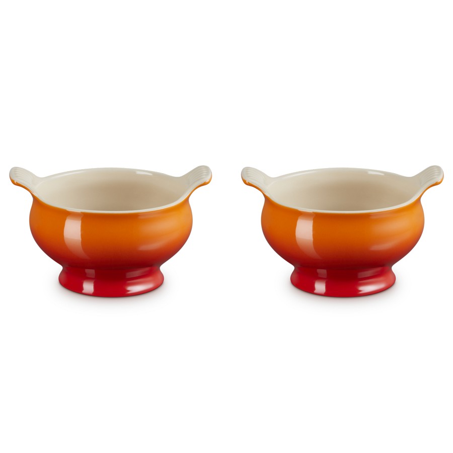 product image Le Creuset Soup Bowl x 2 Flame 600 ml 