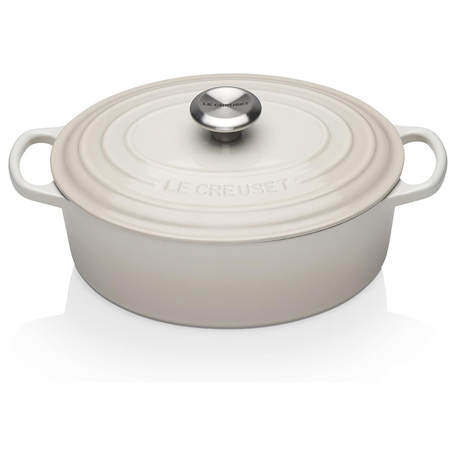 product image Le Creuset Oval Casserole Meringue 27 cm 