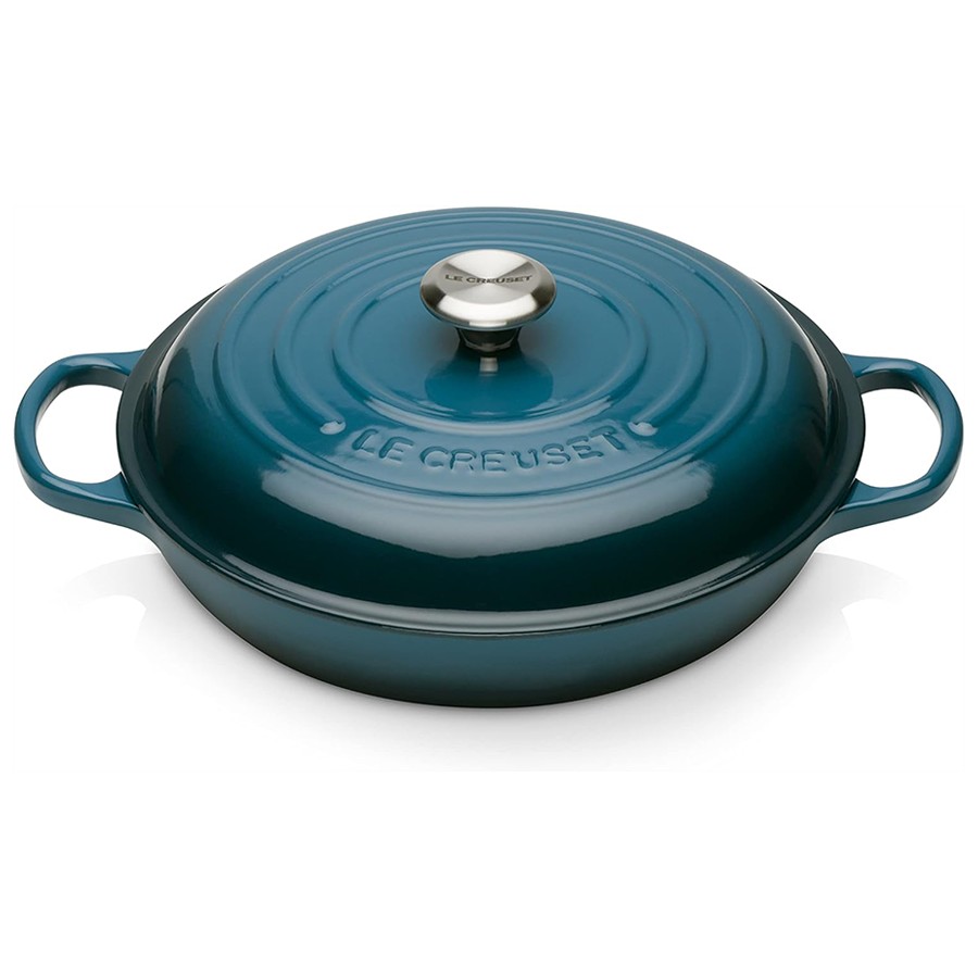 product image Le Creuset Low Casserole Deep Teal 26 cm 