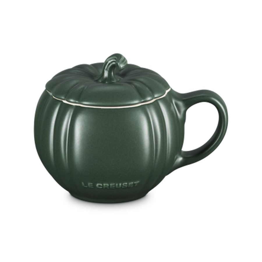 Le Creuset Pumpkin Mug W/Lid Foret 400ml Image