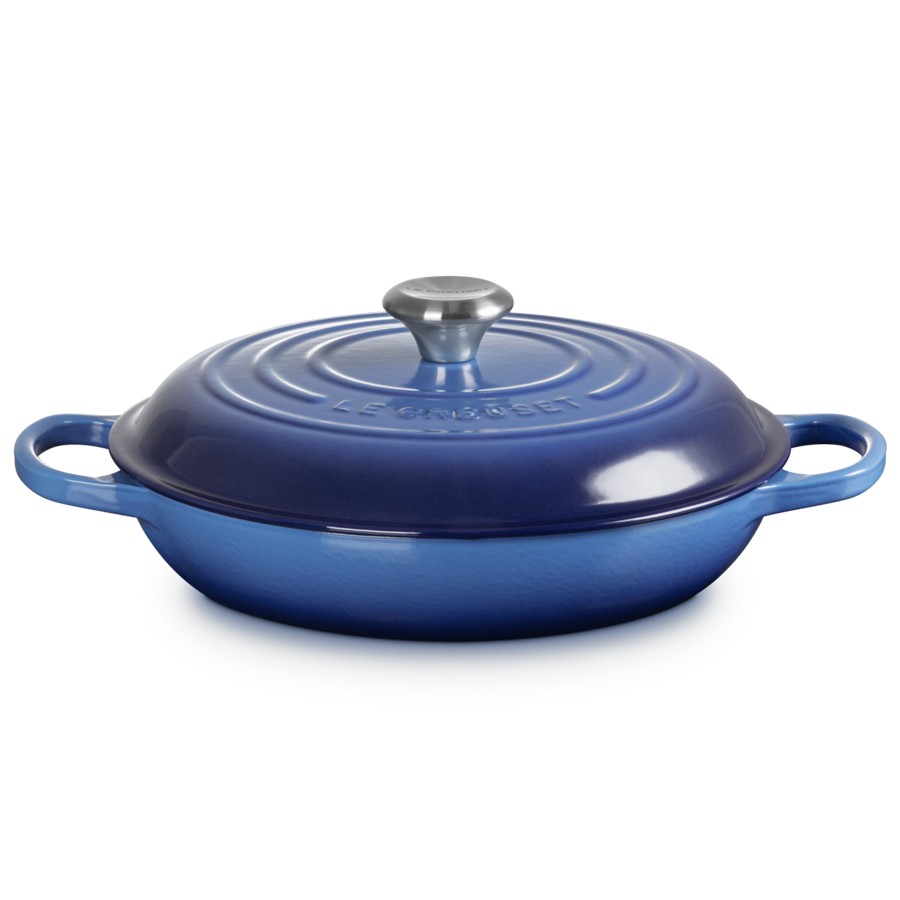 product image Le Creuset Low Casserole Azure Blue 28cm 