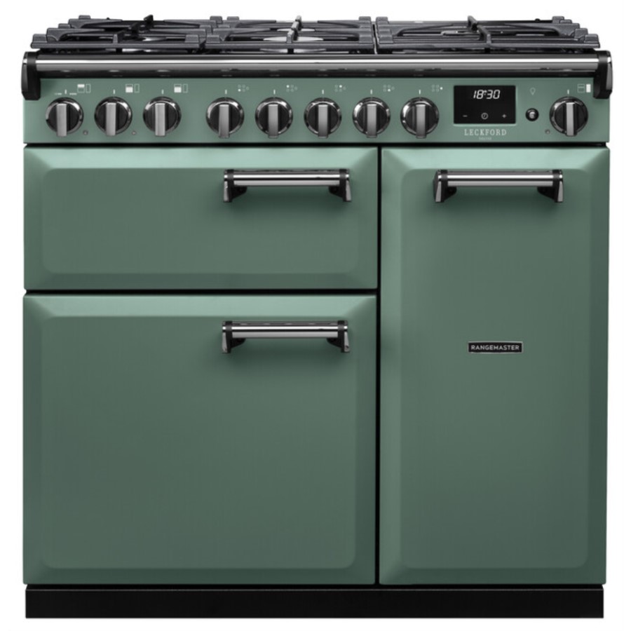 product image RangeM D/Fuel Cooker M.Green 90cm H 89.50 / 93.50 cm x W 90.00 cm x D 61.70 cm