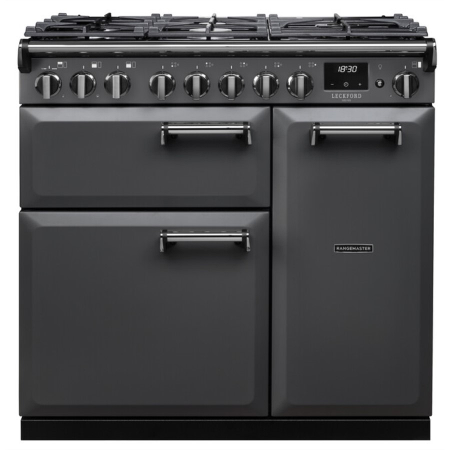 product image RangeM Dual Fuel Cooker Slate 90cm H 89.50 / 93.50 cm x W 90.00 cm x D 61.70 cm