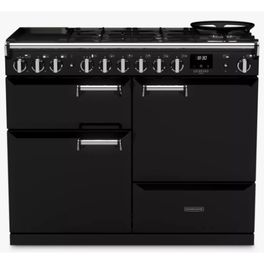 product image RangeM Dual Fuel Cooker Black 110cm H 89.50 / 93.50 cm x W 109.20 cm x D 61.70 cm