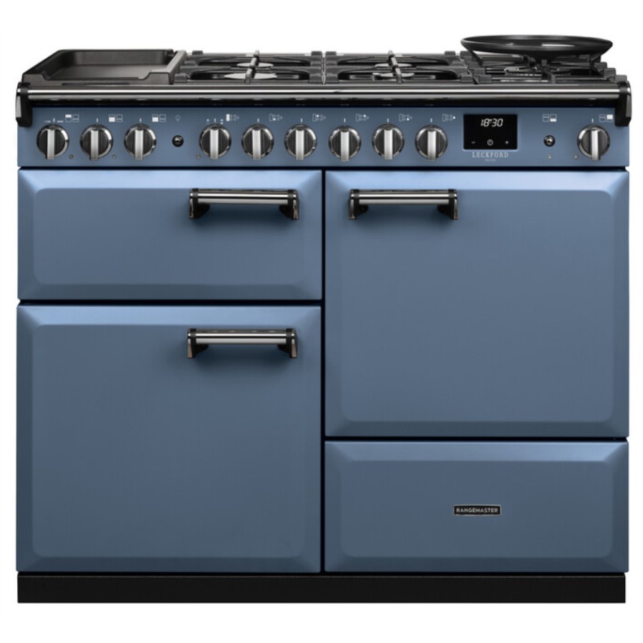 product image RangeM Dual Fuel Cooker S.Blue 110cm H 89.50 / 93.50 cm x W 109.20 cm x D 61.70 cm