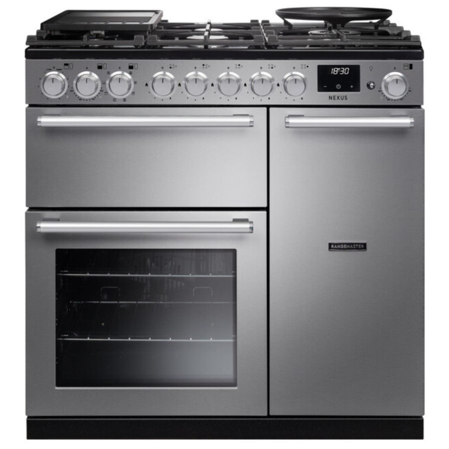 product image RangeM Dual Fuel Cooker S/S 90cm H 89.50 / 93.50 cm x W 90.00 cm x D 60.40 cm