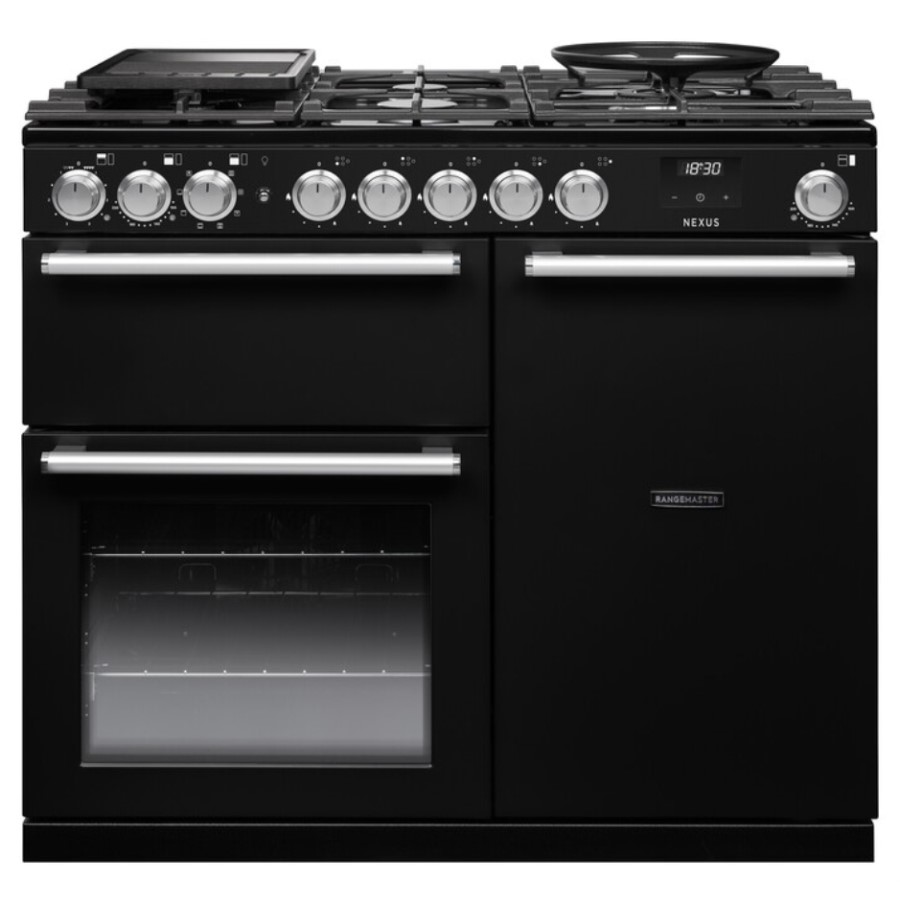 product image RangeM Dual Fuel Cooker G.Blk 100cm H 89.50 / 93.50 cm x W 99.40 cm x D 60.40 cm