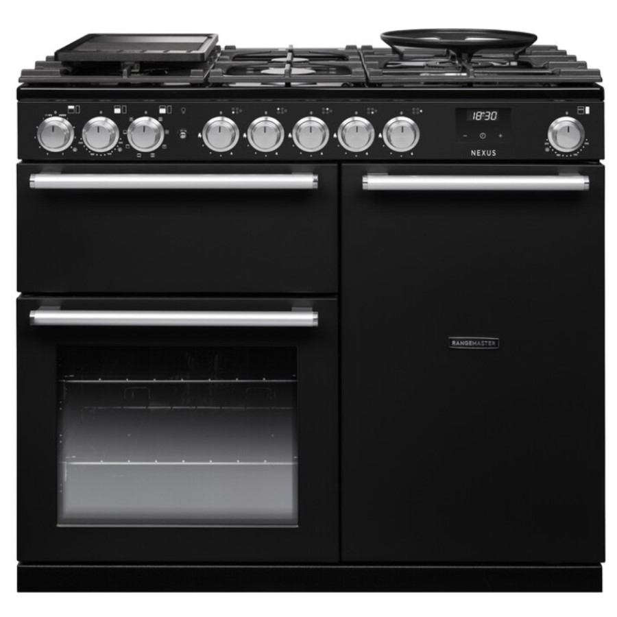 product image RangeM Dual Fuel Cooker C.Blk 100cm H 89.50 / 93.50 cm x W 99.40 cm x D 60.40 cm