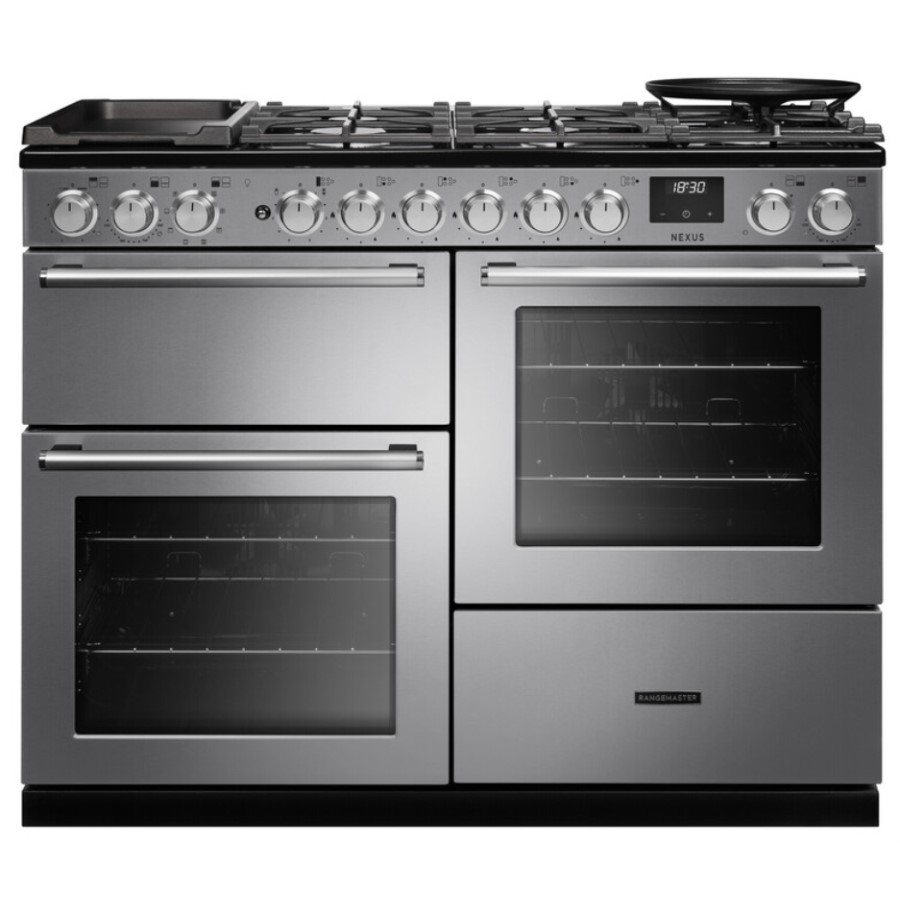 product image RangeM Dual Fuel Cooker S/S 110cm H 89.50 / 93.50 cm x W 109.20 cm x D 60.40 cm