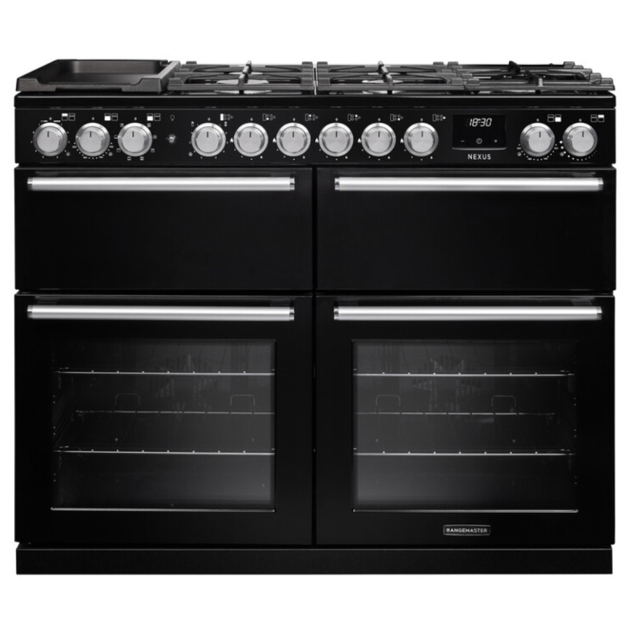 product image RangeM Dual Fuel Cooker C.Blk 110cm H 89.50 / 93.50 cm x W 109.20 cm x D 60.40 cm