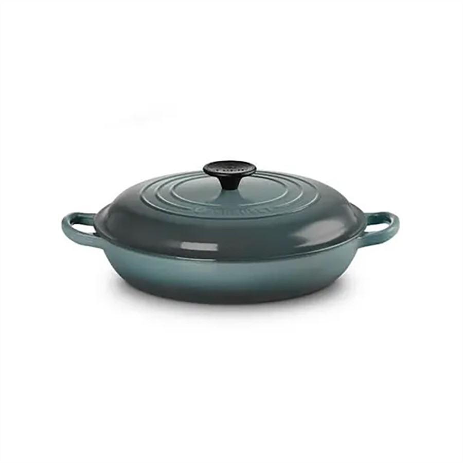 Le Creuset Classic Shallow Braiser Ocean Image