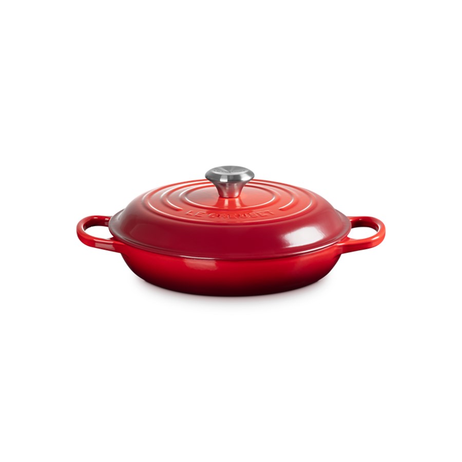 Le Creuset Shallow Casserole Cerise 26cm Image