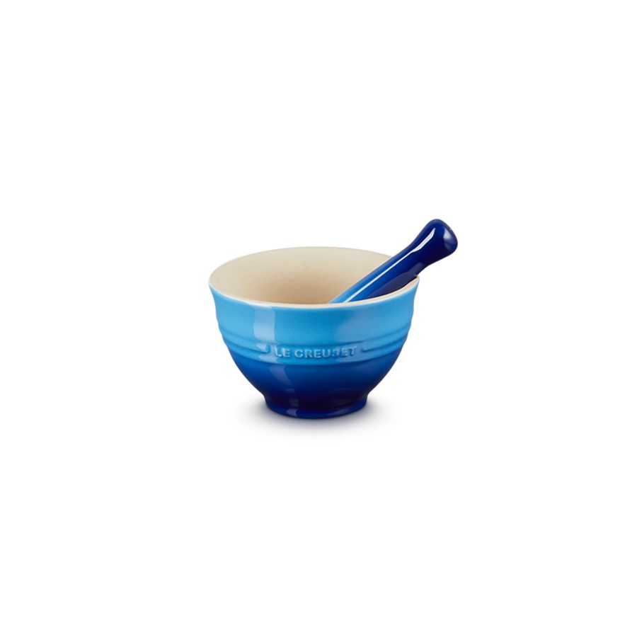 Le Creuset Mortar & Pestle Azure Blue Image