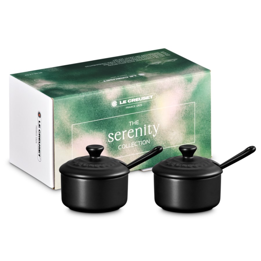 product image Le Creuset Set of 2 Condiment Pot S/Blk. 0.08 L