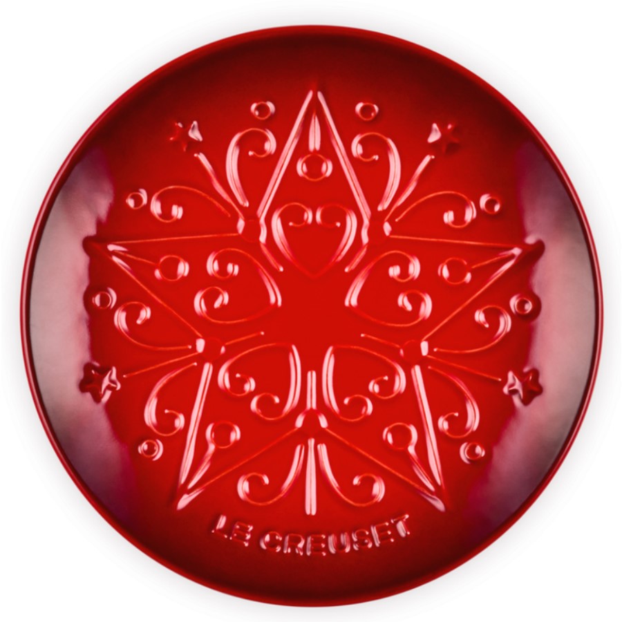 product image Le Creuset Winter Relief Plate Cerise 19.00 cm
