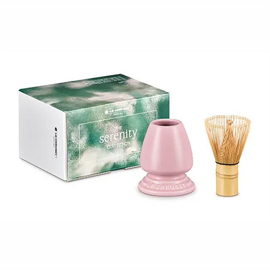product image Le Creuset Matcha Whisk & Stand S/Pink 