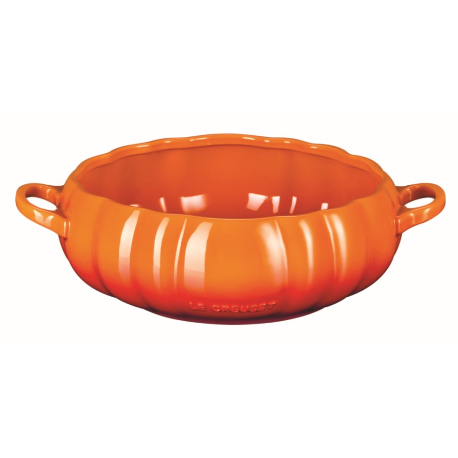 product image Le Creuset Pumpkin Serving Bowl Flame 3L 3 L