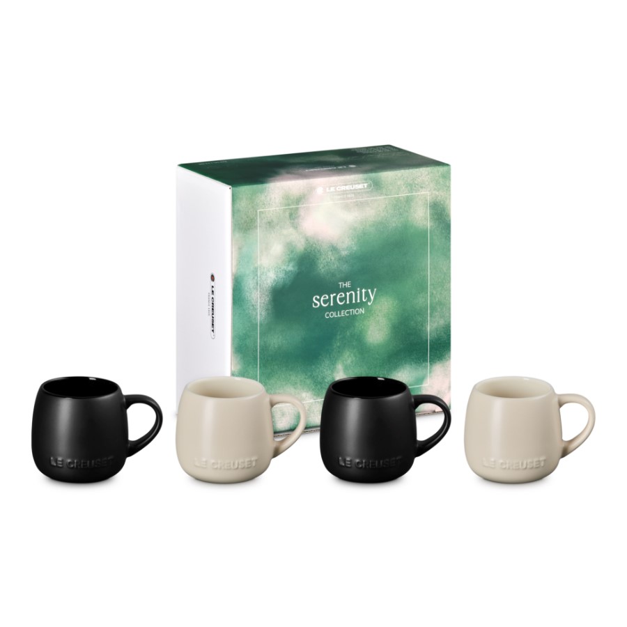 product image Le Creuset Set of 4 Mug S/Blk 320 ml 0.32 L