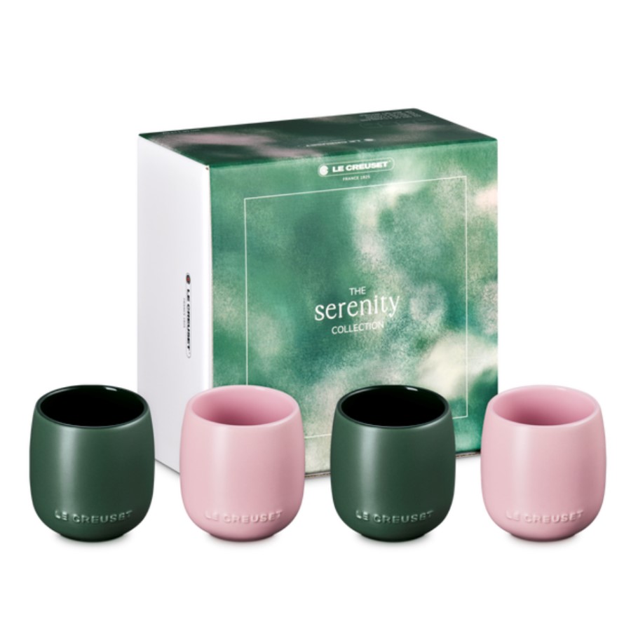 product image Le Creuset 4 Tumbler Pink & Foret 380 ml 