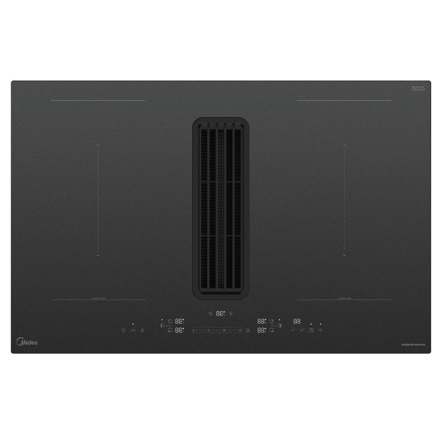 product image Midea Aspiration Hob W: 80cm H 23.70cm x W 80cm x D 52cm 
Matte Black