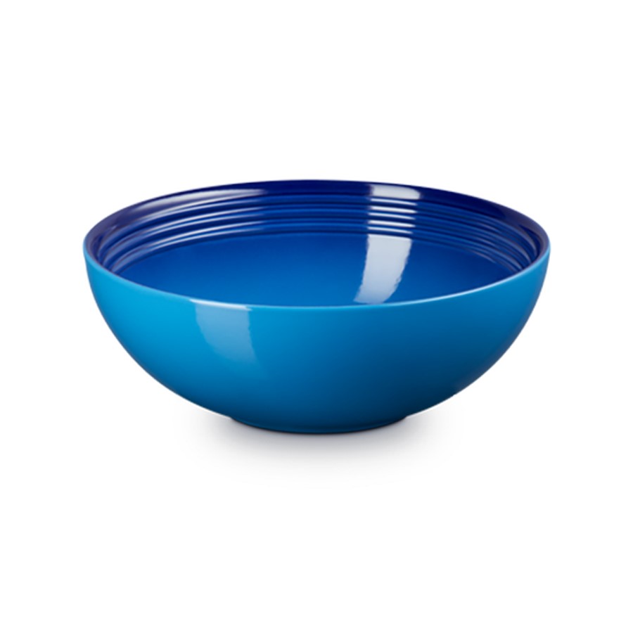 Le Creuset Serving Bowl Azure Blue 24 cm Image